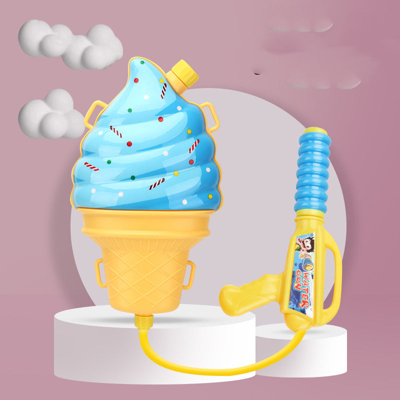 Cute Cartoon Backpack Water Guns Toy Water Blaster Toys Sprayer For Children Summer Outdoor Easy To Hold Large Capacity Shooter