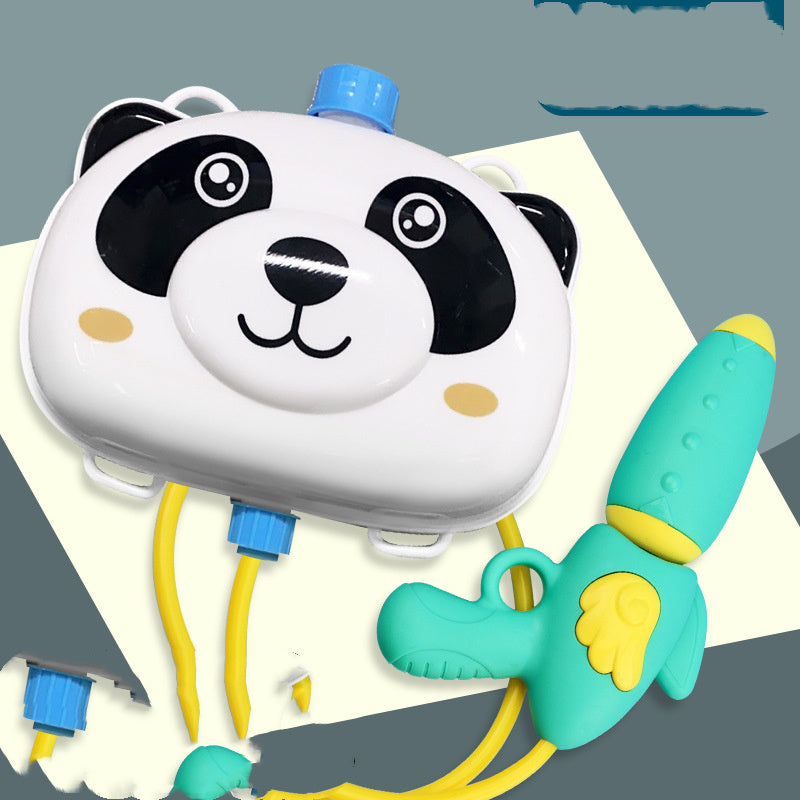 Cute Cartoon Backpack Water Guns Toy Water Blaster Toys Sprayer For Children Summer Outdoor Easy To Hold Large Capacity Shooter