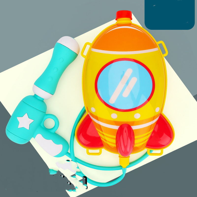 Cute Cartoon Backpack Water Guns Toy Water Blaster Toys Sprayer For Children Summer Outdoor Easy To Hold Large Capacity Shooter