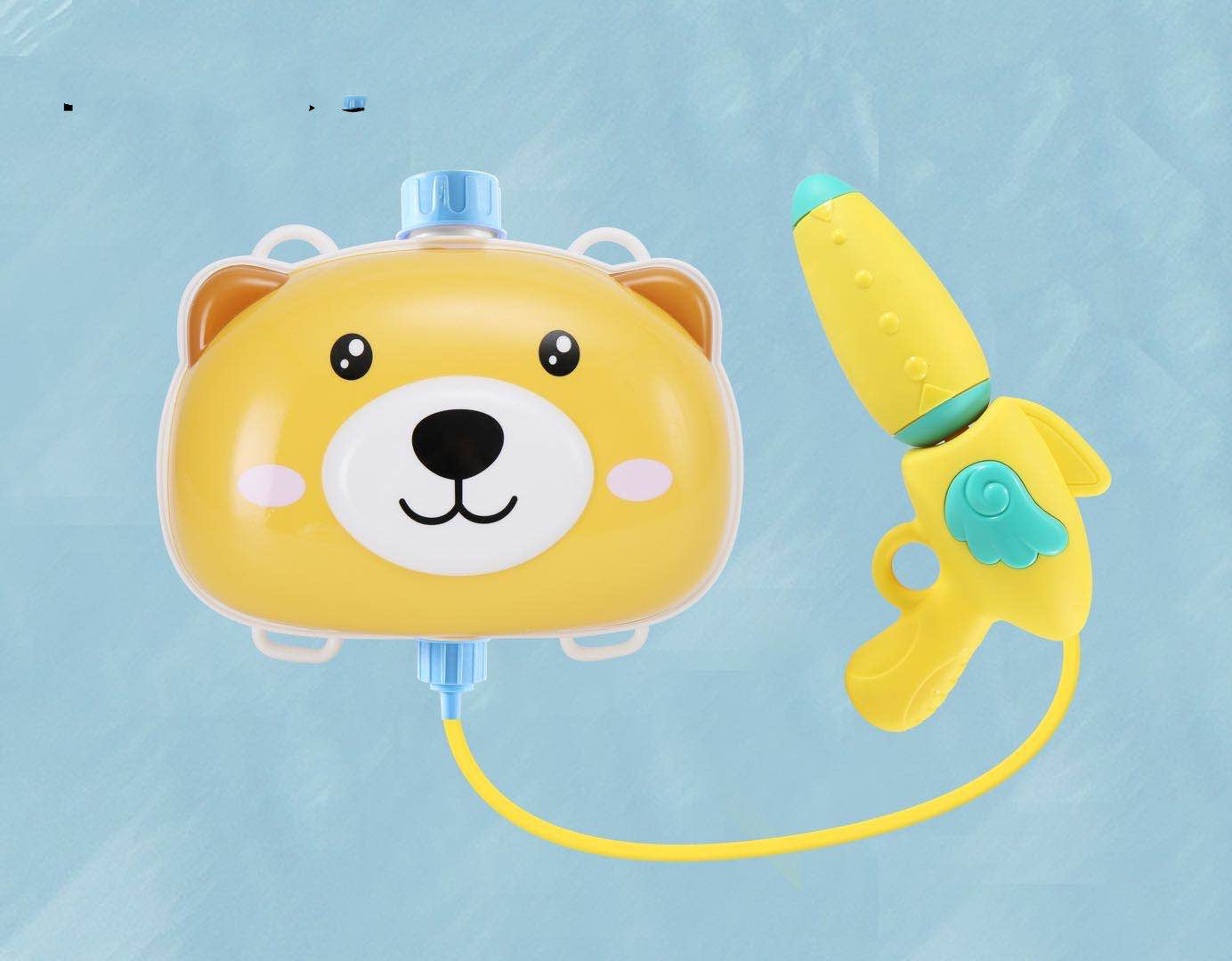 Cute Cartoon Backpack Water Guns Toy Water Blaster Toys Sprayer For Children Summer Outdoor Easy To Hold Large Capacity Shooter
